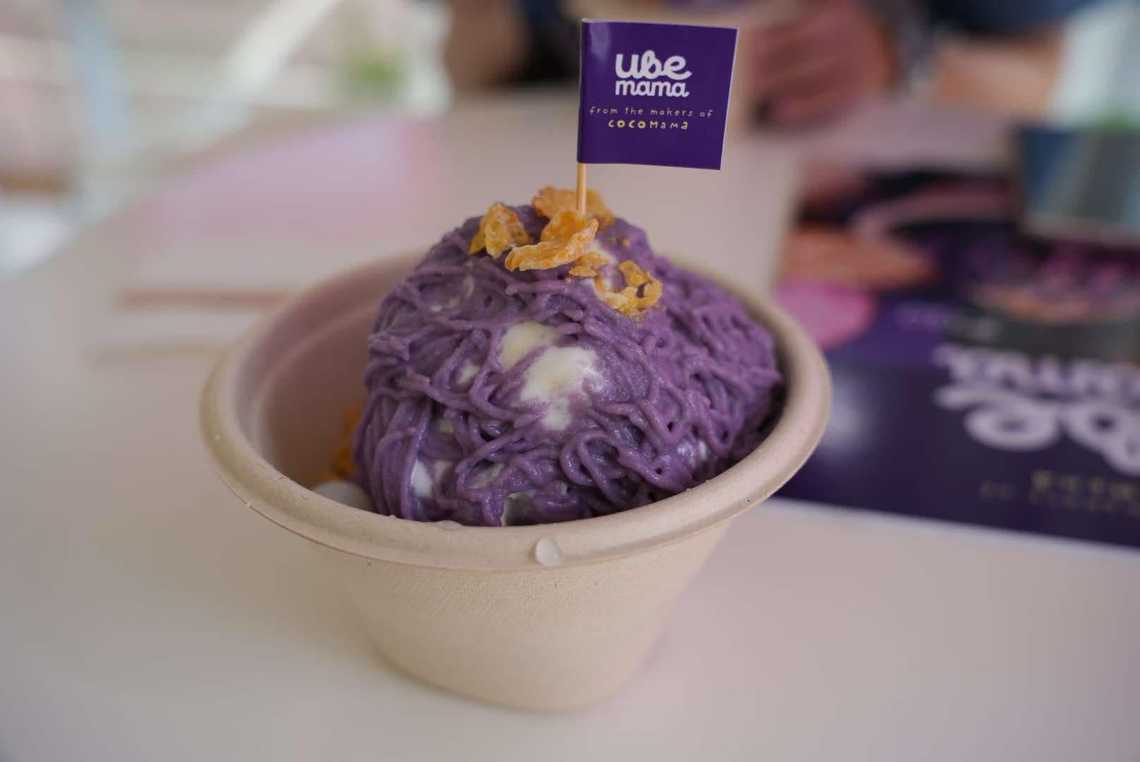 Butty mama's Ube icecream
