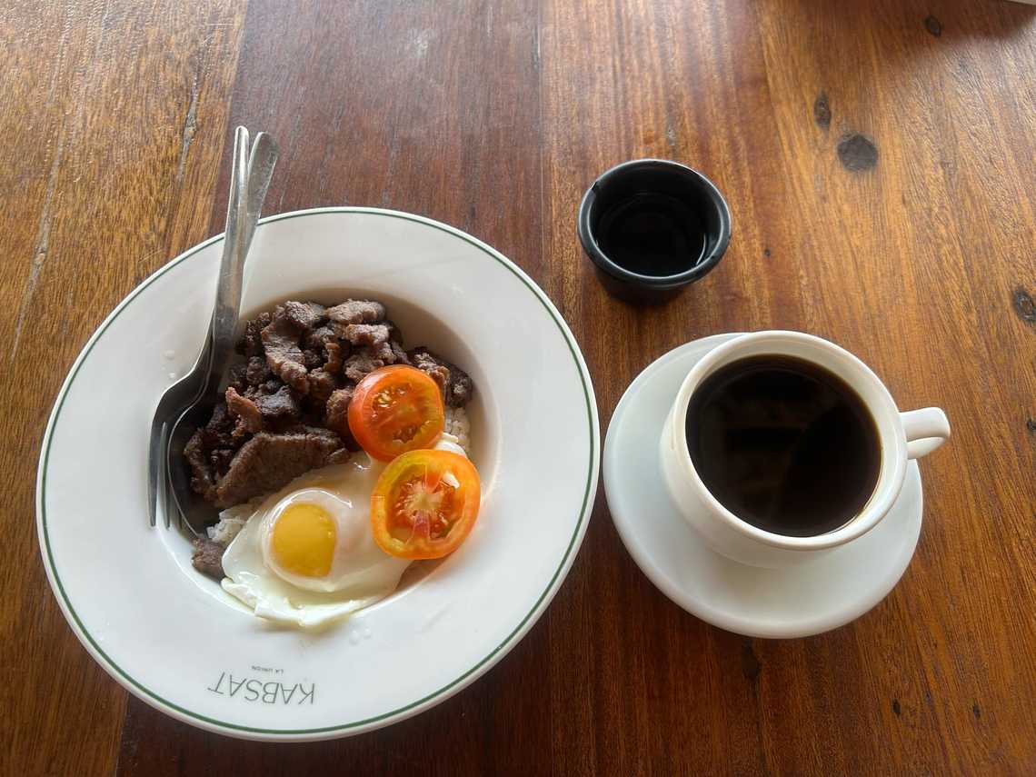 Hhave breakfast at Kabsat La Union